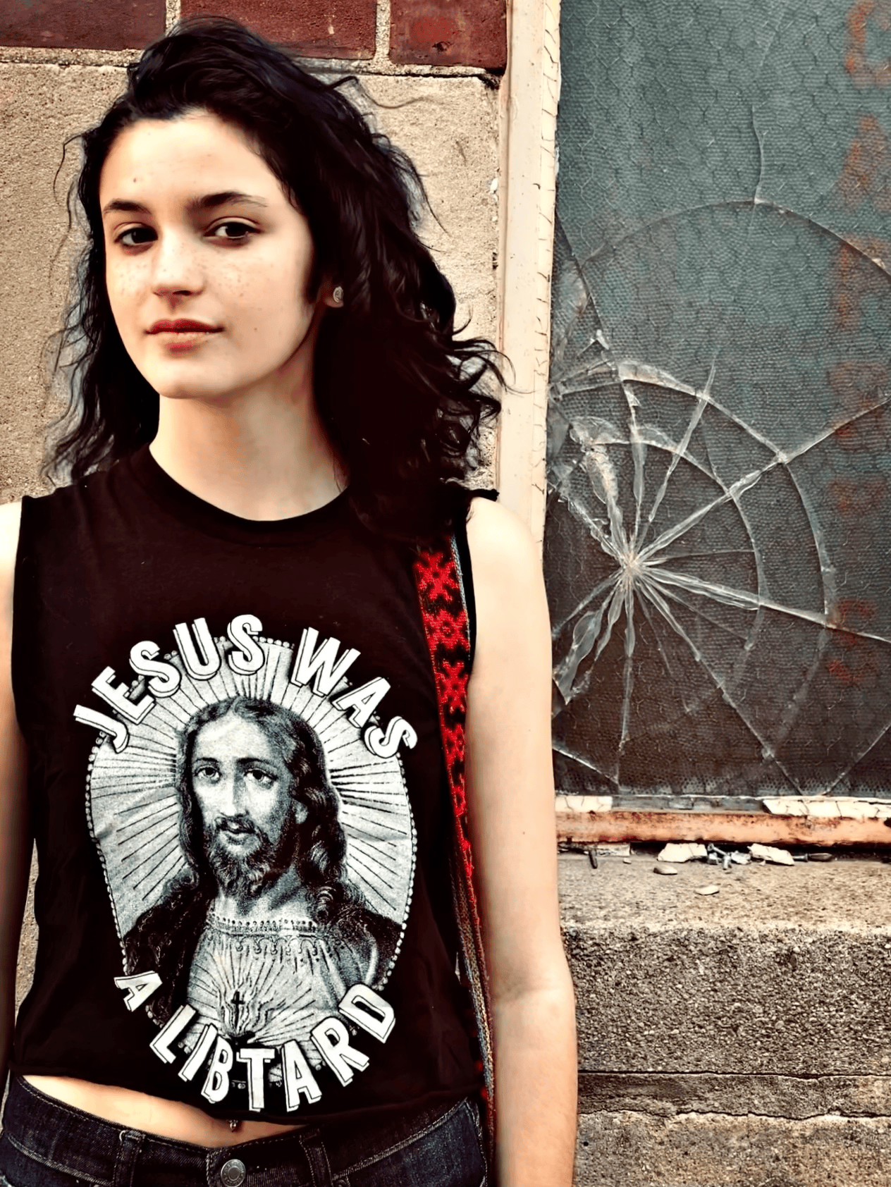 Jesus Was A Libtard Black Short Sleeve Tee Shirts 2017